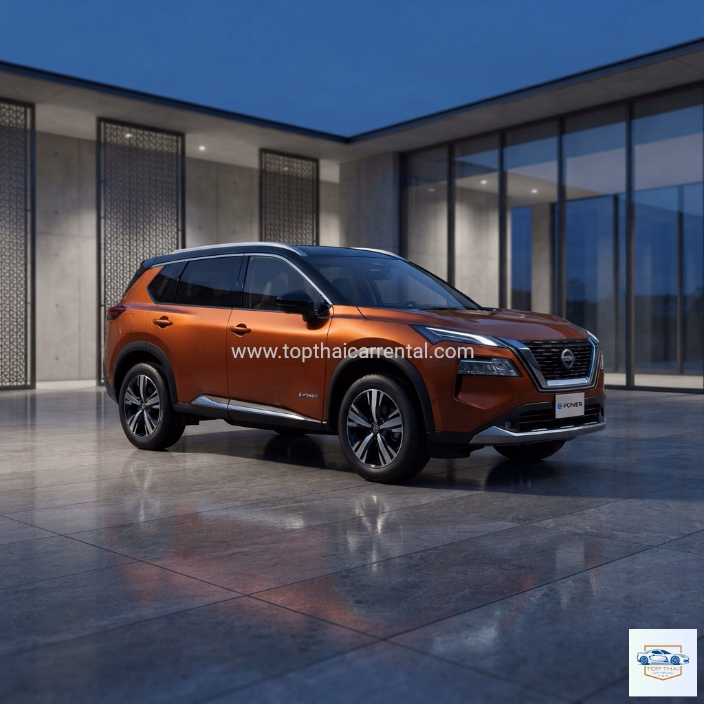 บริการรถเช่าพร้อมคนขับ Nissan X-Trail e-POWER (SUV 7 ที่นั่ง) รายเดือนราคาพิเศษ กรุงเทพ รถเช่าพร้อมคนขับ Nissan X-Trail e-POWER SUV 7 ที่นั่ง ราคาพิเศษ กรุงเทพ